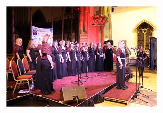 Inverness Military Wives performing 'Centenary of Song' concert