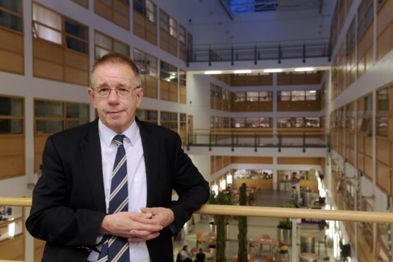 Professor Steve Heys pictured at Aberdeen University Foresterhill Campus.