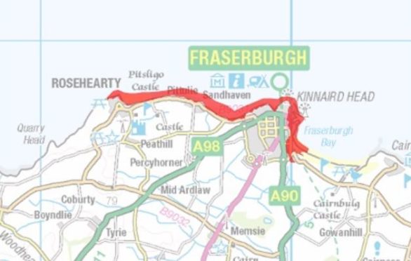 Sepa has issued a flood warning for parts of Fraserburgh