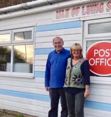 Birgit Whitmore and Norman Bissell will run the post office on Luing.