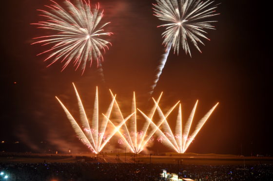 While there was trouble elsewhere in Scotland, displays across the north and north-east, including Aberdeen, saw crowds in high spirits and passed without incident.