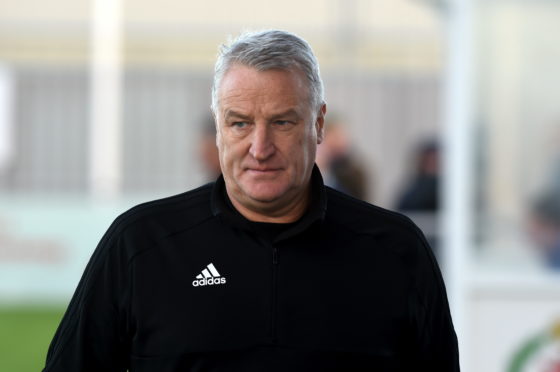 Former Cove Rangers manager John Sheran. Image: Kenny Elrick/DC Thomson