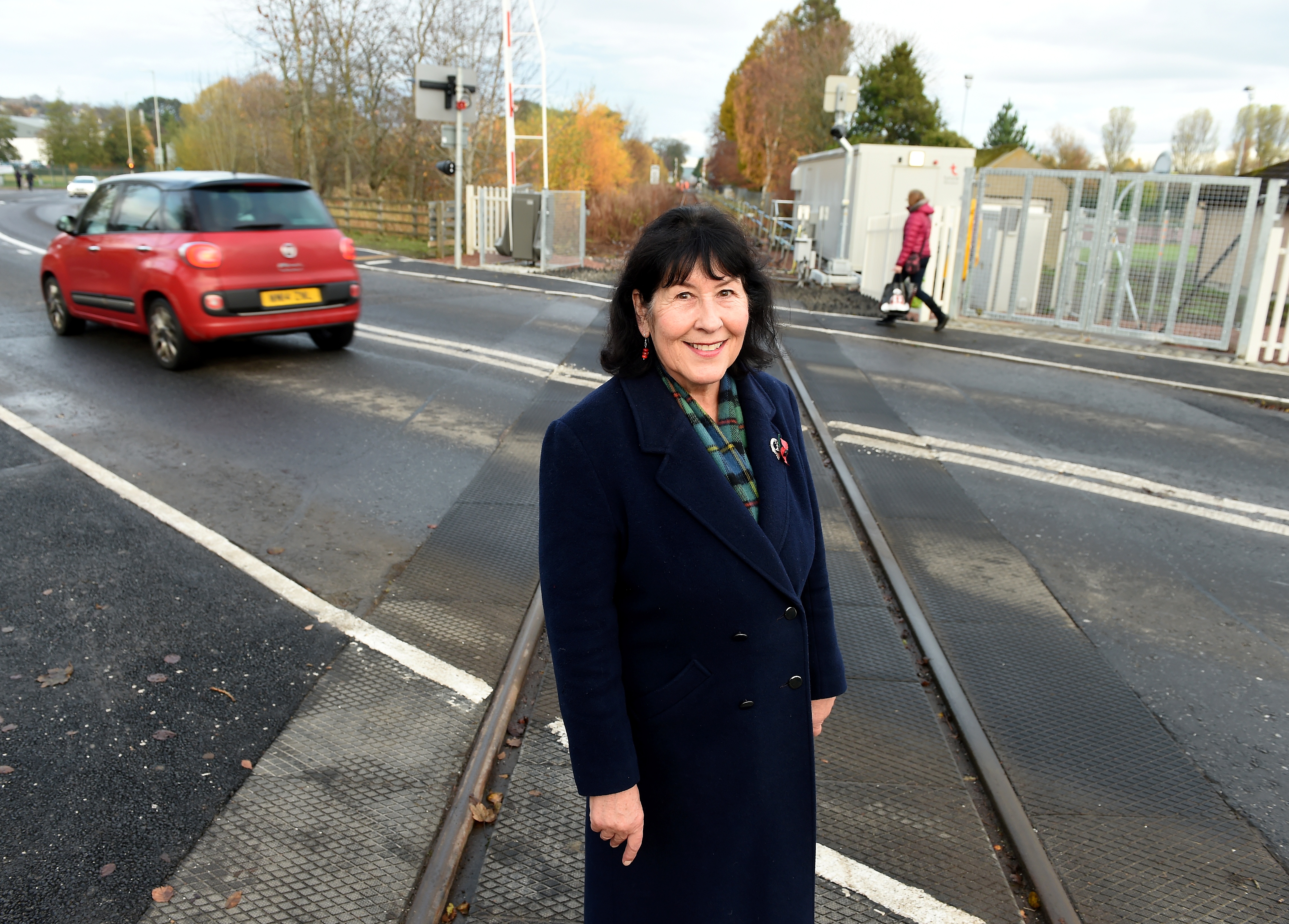 Councillor Paterson says she is "absolutely delighted" with the improvements made to the communities level crossings.