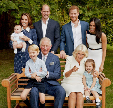 The snap shared by the Royal Family today.
