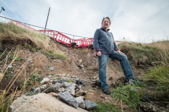 Rob Barsby, chairman of Portknockie's Flood Action Group.