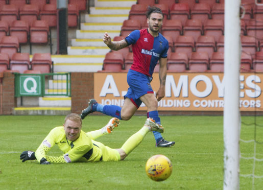 Caley Thistle's George Oakley is raring to go in the Highland derby.