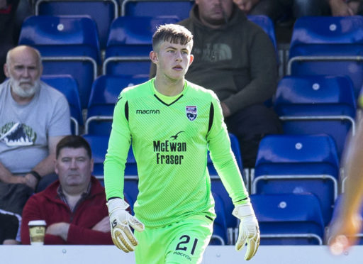 Ross County goalkeeper Ross Munro. Image: SNS