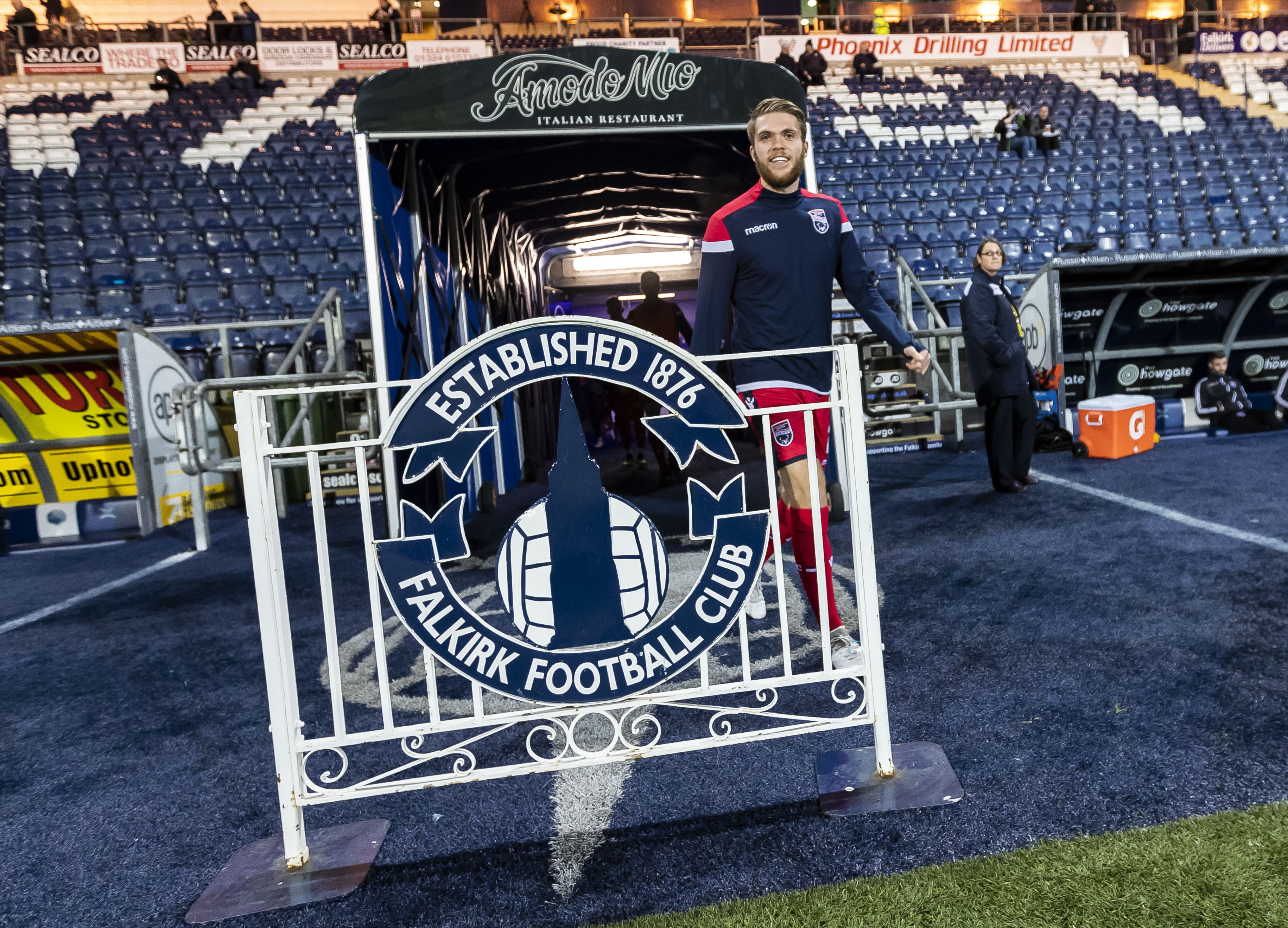 Marcus Fraser was on the bench for Ross County against Falkirk on Tuesday.