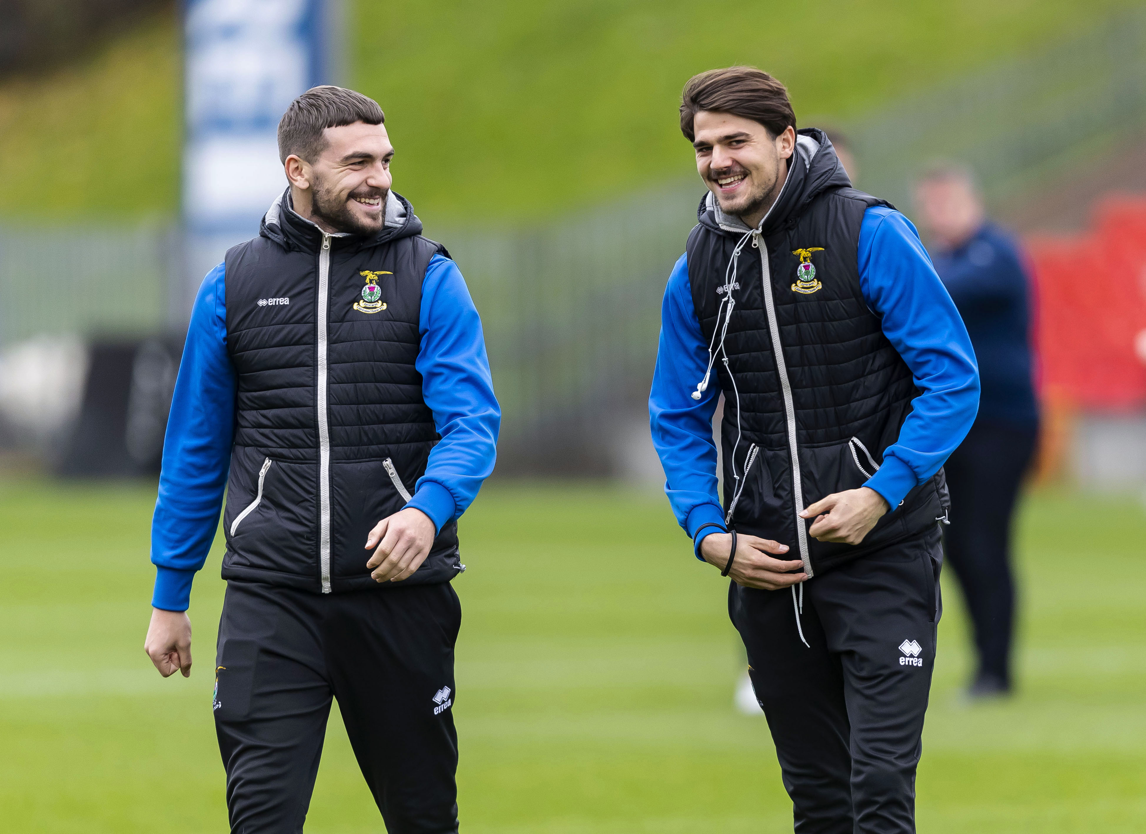 Charlie Trafford (right) wants Caley Thistle to aim for the Championship summit.