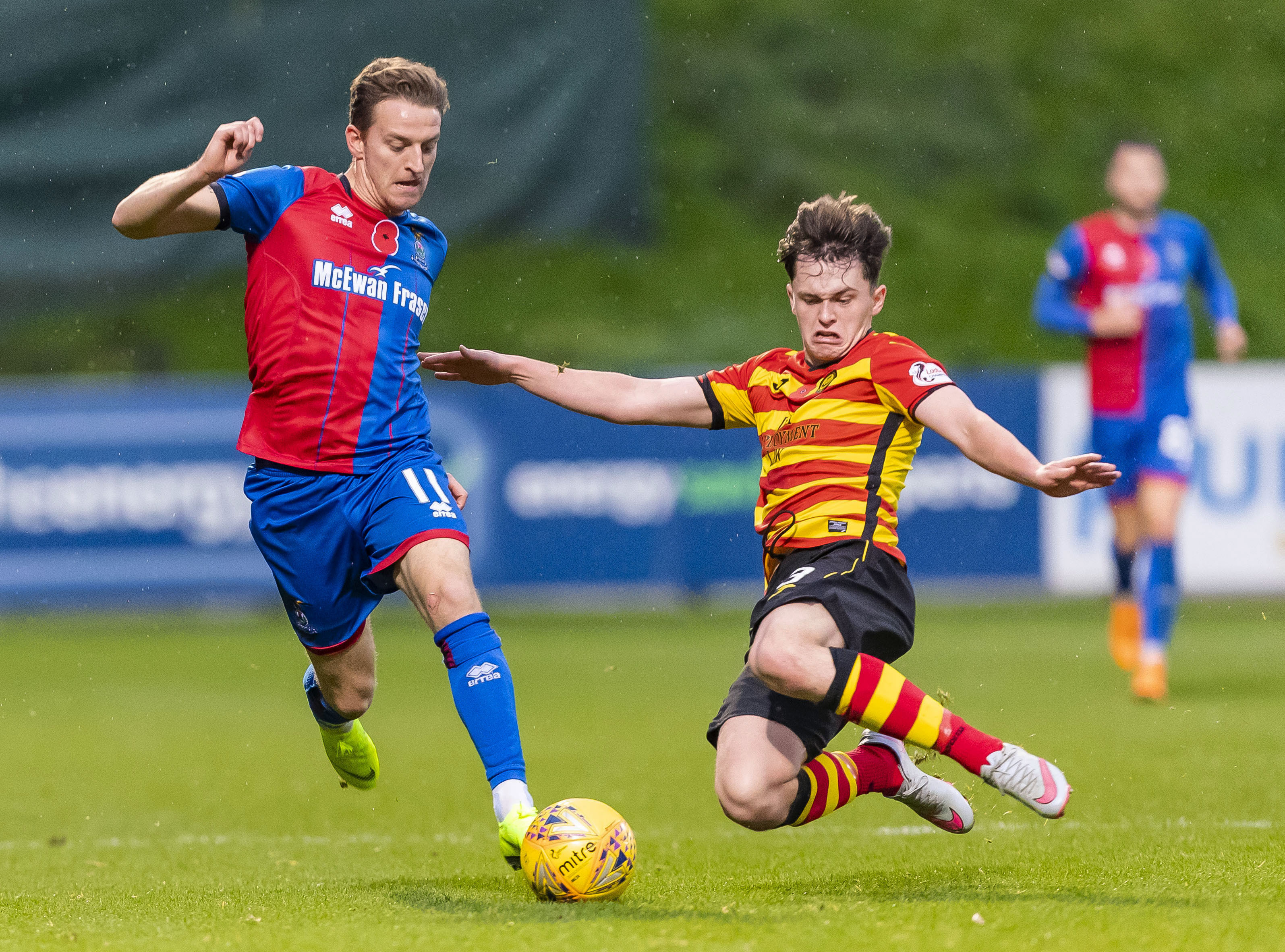 Tom Walsh returned from injury as a substitute for Caley Jags.