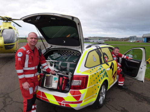 Scotland's Charity Air Ambulance was awarded £8,746 to purchase new equipment for the air ambulance to help save lives of those suffering an out-of-hospital cardiac arrest.