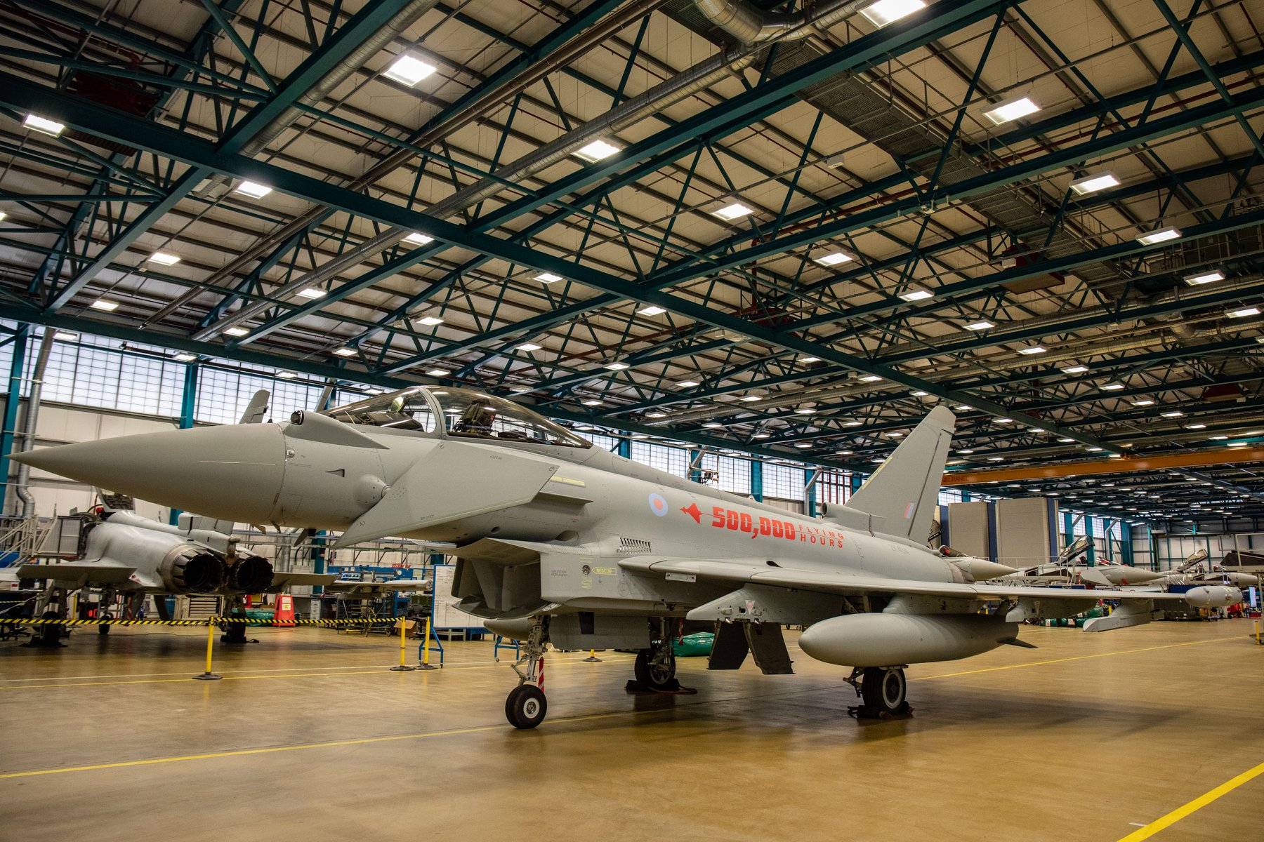 Typhoons have been operated by the RAF since 2007.