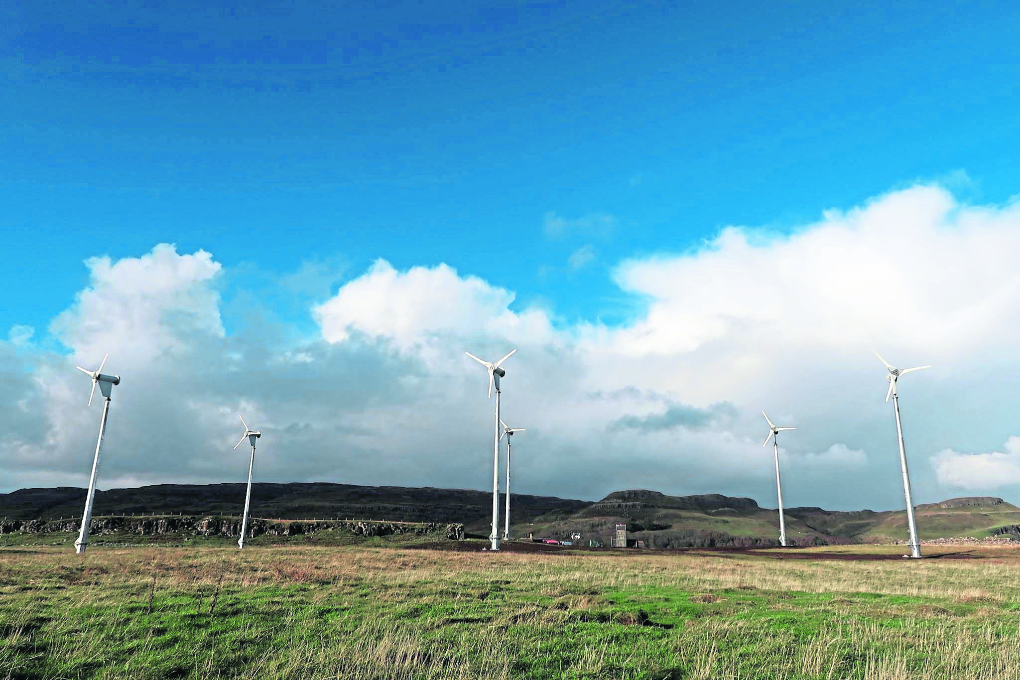 Canna wind turbines.