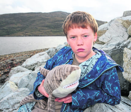 Finlay Pringle, 11, from Ullapool.