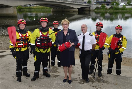 Community Safety Minister Annabelle Ewing announcing funding for rural fire and rescue appliances back in June 2018.