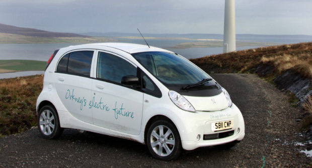 Orkney Islands Council previously purchased several electric cars.
