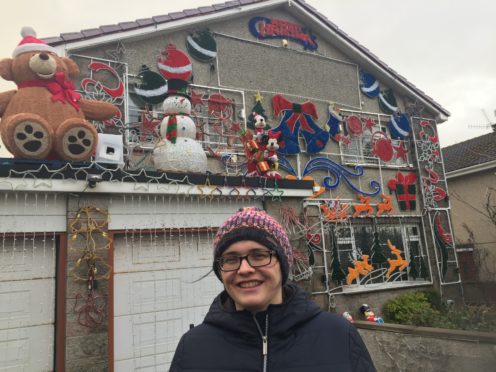 The McArthur family in Newtonhill are in the final preparations for their Christmas light switch on this weekend.