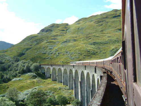 The Glenfinnan Viaduct.