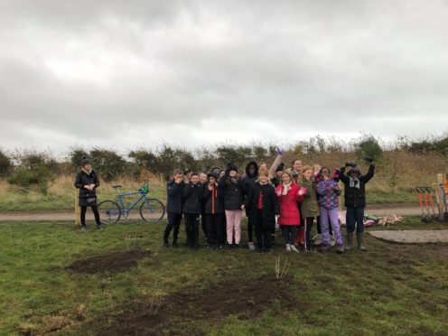 Children Portlethen and Hillside Primary schools celebrate their work