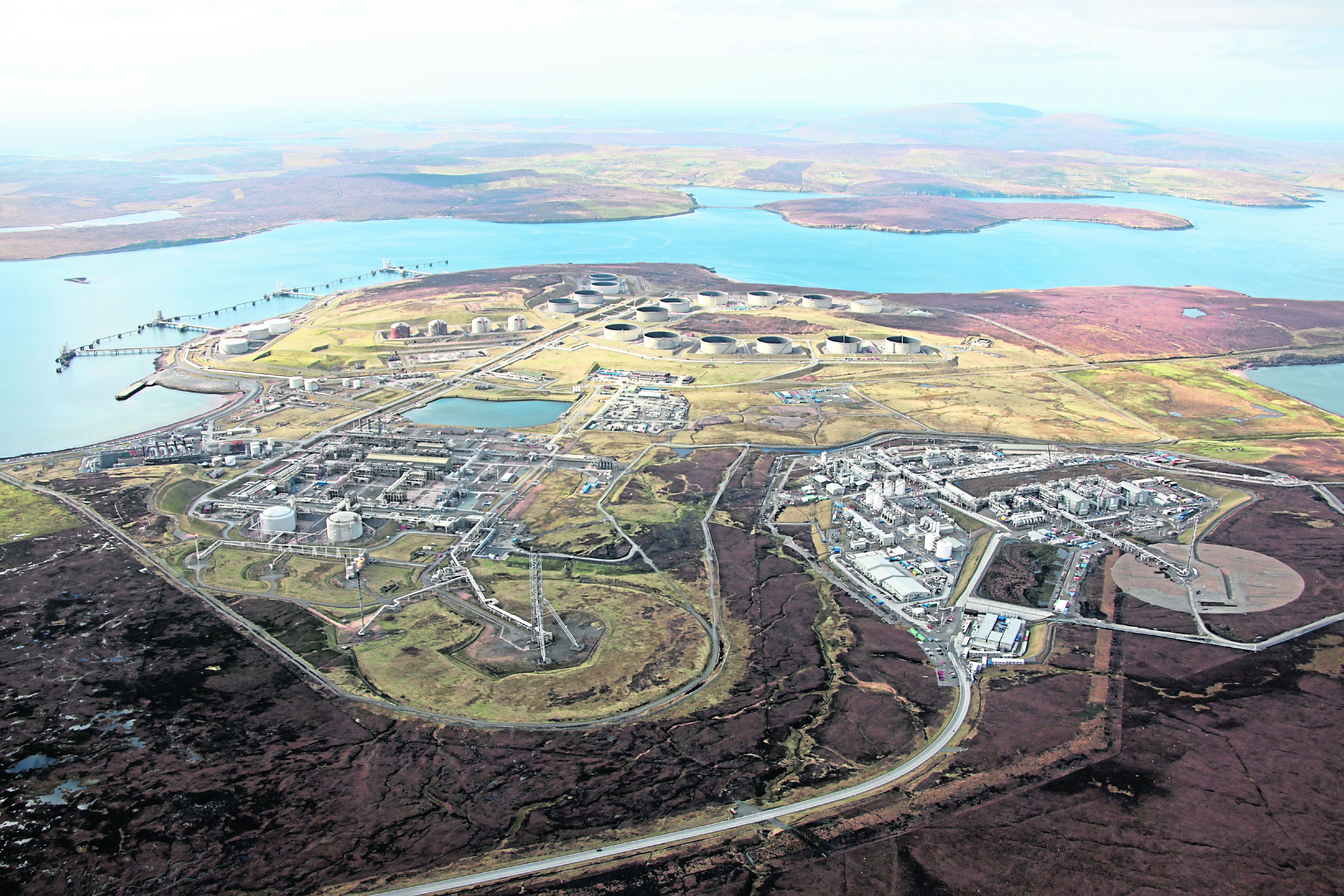Sullom Voe Terminal was only built after Shetland established an oil fund.