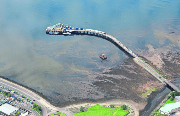 The Underwater Centre’s pier facility in Fort William.