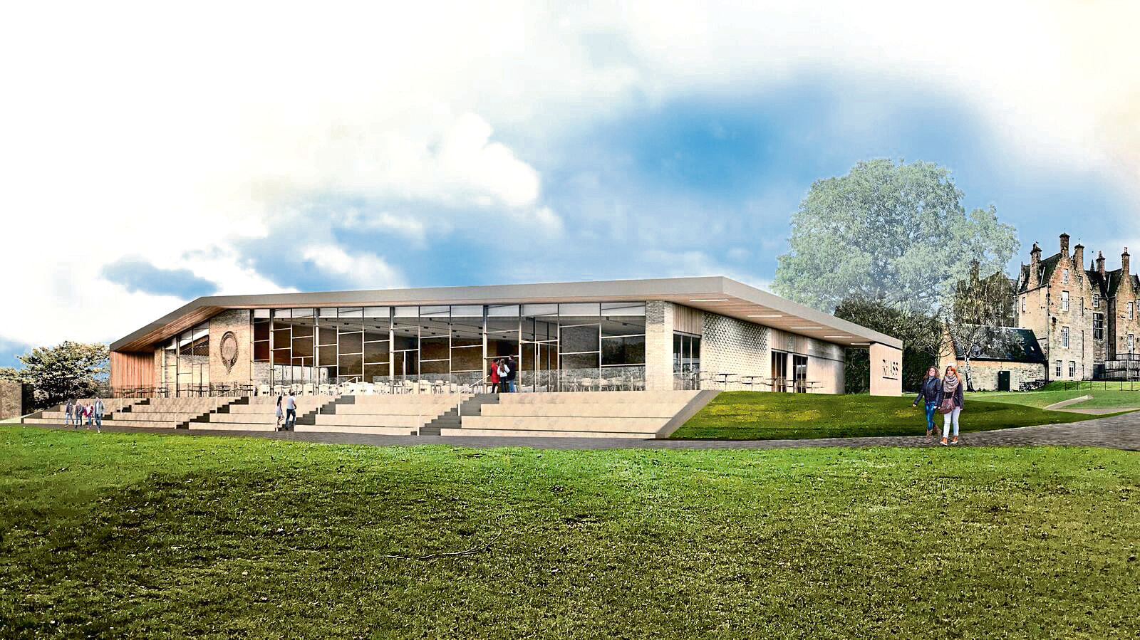 An artist's impression of the new members' pavilion at the Royal Highland Show.