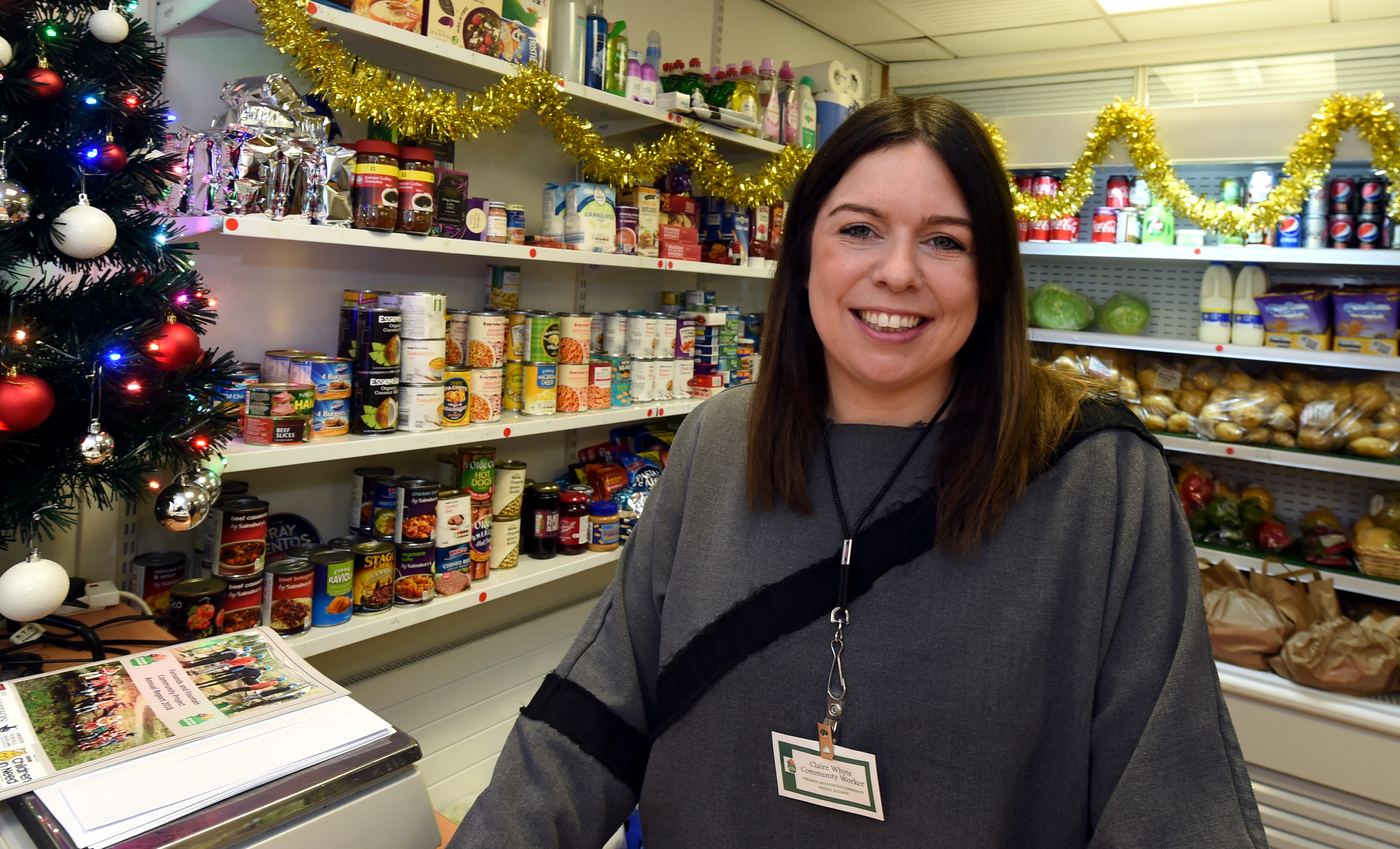 Claire Whyte, support worker at the Woodside Pantry project