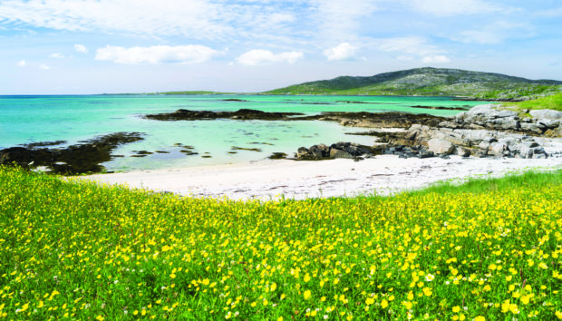 Erisksay island, located at the southern tip of South Uist.