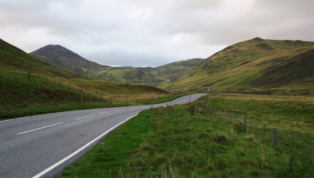 valley in Cairngorms National Park in Grampian Mountains in Scotland in United Kingdom