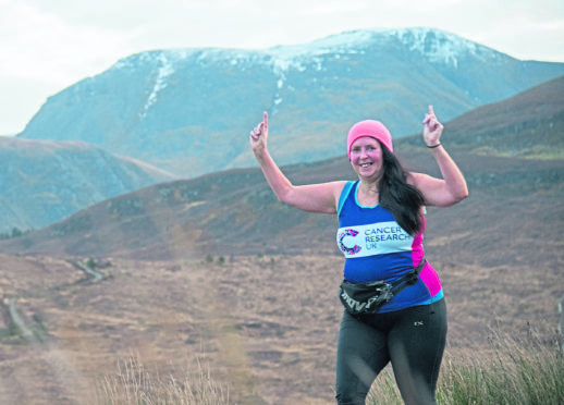 Sharon Smith gets in training for the Virgin Money London Marathon.