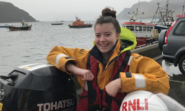 Chloe Urquhart has been juggling her time studying medicine at Aberdeen University as well as volunteering at the lifeboat station in Aberdeen