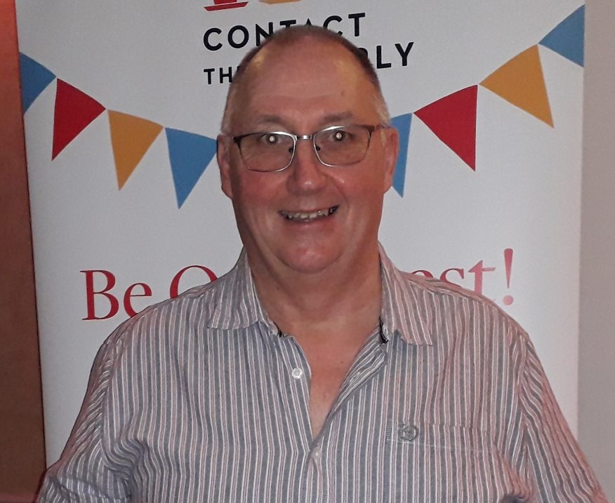 Contact the Elderly's Aberdeen area organiser John Gall with his Marsh Christian Trust Award