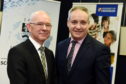 George Boyne and Higher Education Minister Richard Lochhead