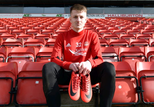 Aberdeen youngster Sam Roscoe is on loan at Alloa Athletic.