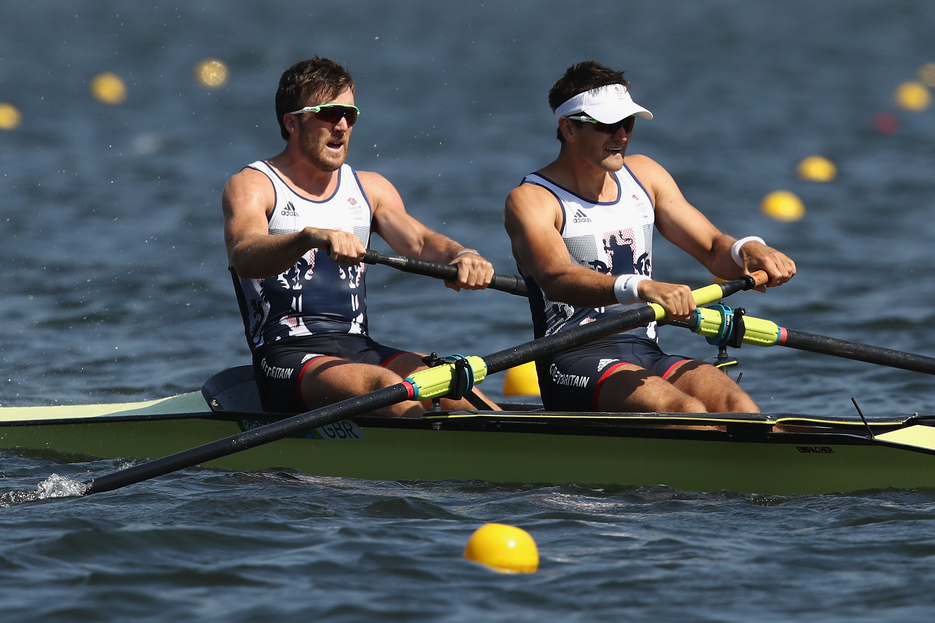 Alan Sinclair (left) is targeting a place at his second Olympic Games.