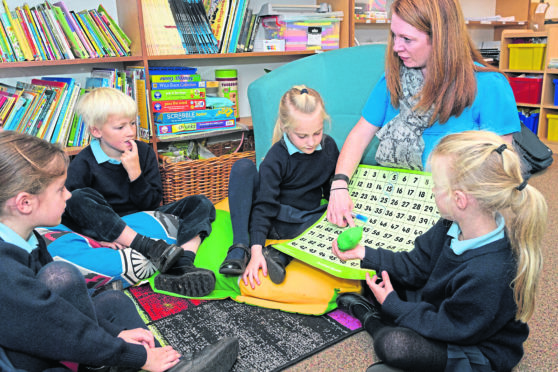 Gordonstoun year two pupils.