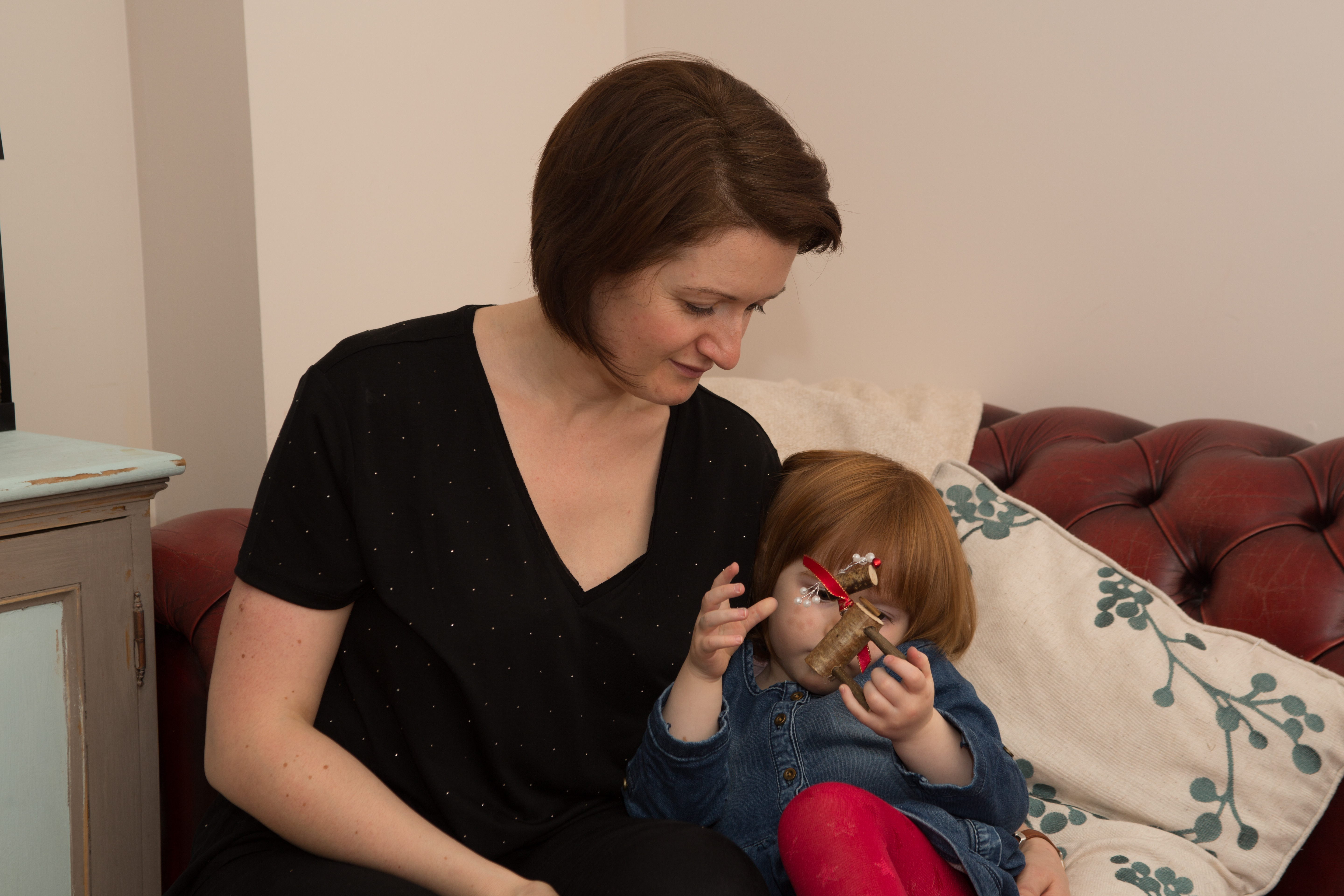 Olivia Jex, pictured with her three-year-old daughter Molly, has praised the benefits of nivolumab.