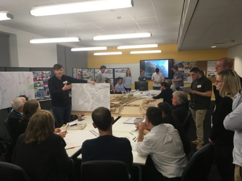 Architectural Technology students create ideas to regenerate Upper Bridge Street buildings.