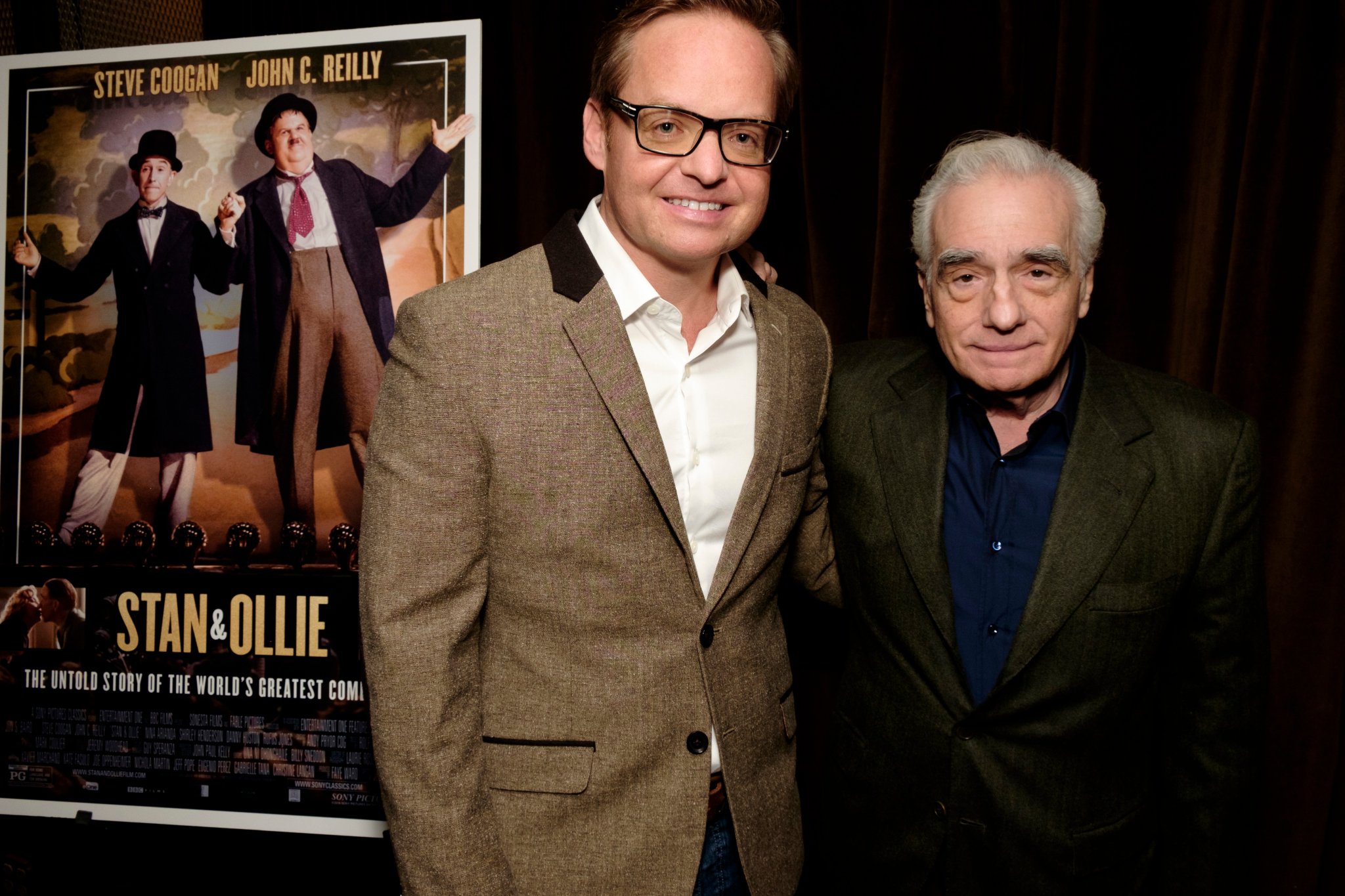Jon S Baird with legendary film director Martin Scorsese last year