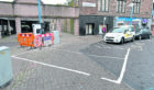 The car charging point in Inverness.