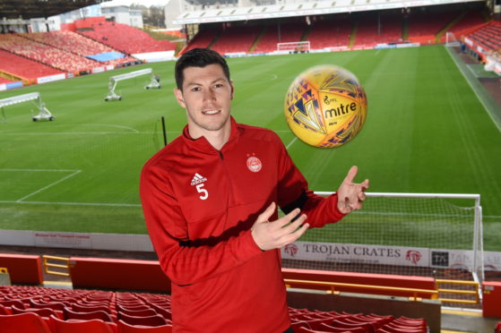 Aberdeen defender Scott McKenna.