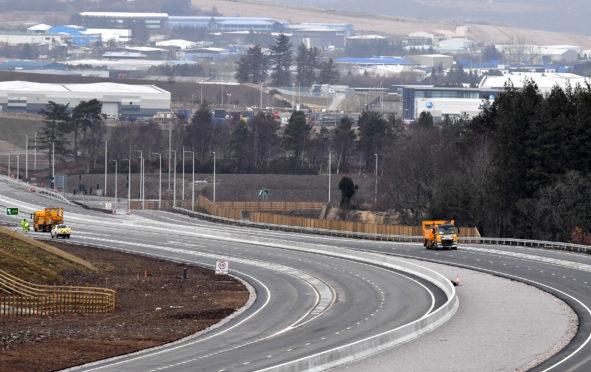 The Aberdeen bypass near Craibstone.