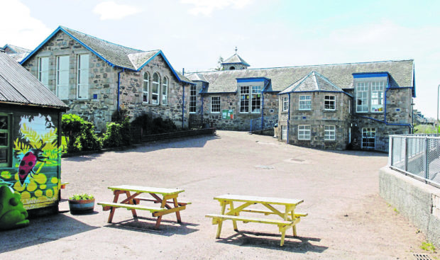 Refurbishments have been made both to the school's annex and main building. Picture by Sandy McCook/ DC Thomson.