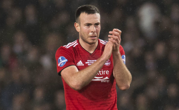 02/12/18 BETFRED CUP FINAL
CELTIC v ABERDEEN
HAMPDEN PARK - GLASGOW
Aberdeen's Andy Considine at full-time