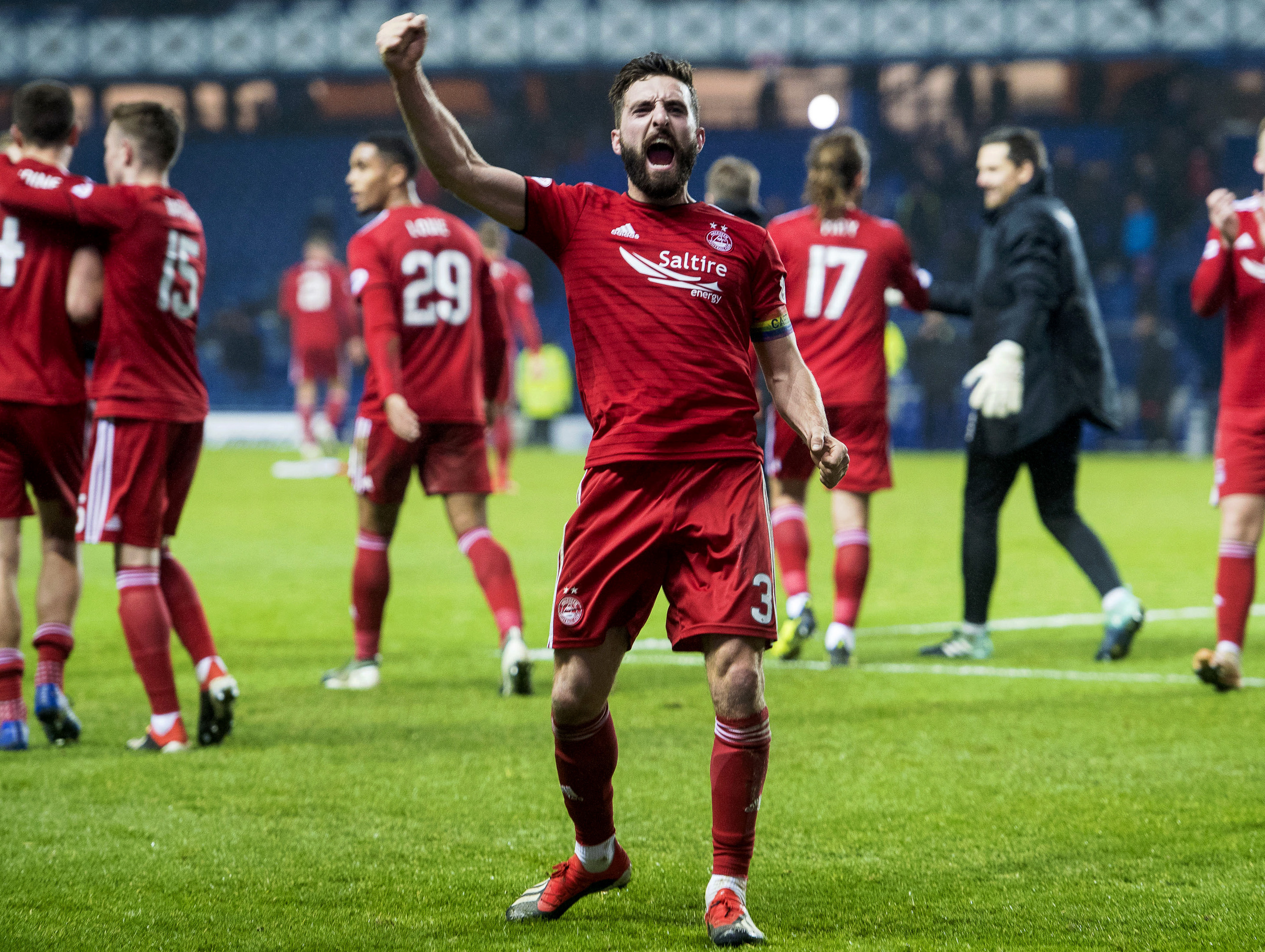 Graeme Shinnie is out of contract at Aberdeen at the end of the season.