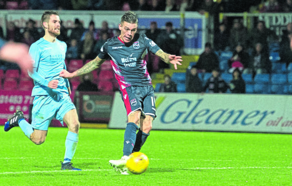 Ross County's Josh Mullin.