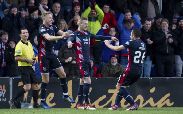 Ross County got the better of the Caley Jags in December.