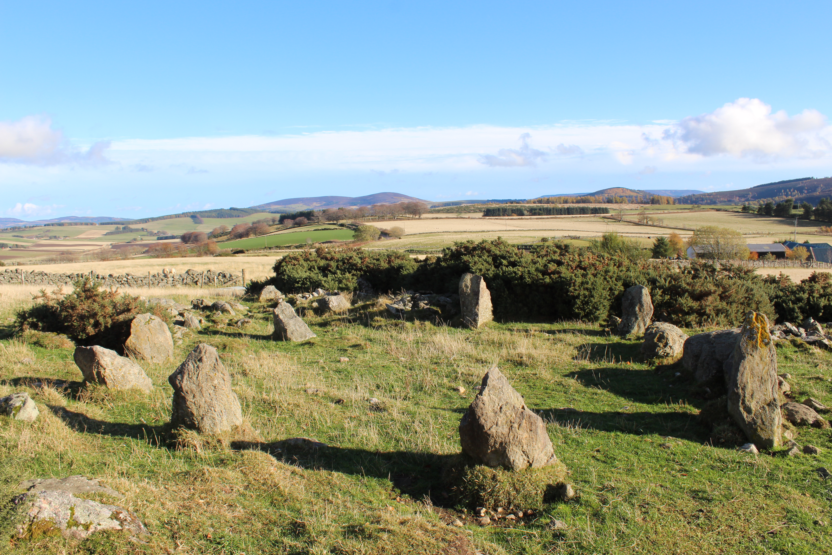 The stone circle was revealed to be a modern replica.