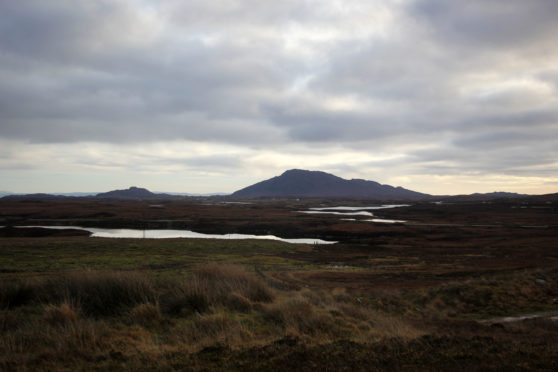 The site of the UistWind project in Criongrabhal, near Clachan-na-Luib