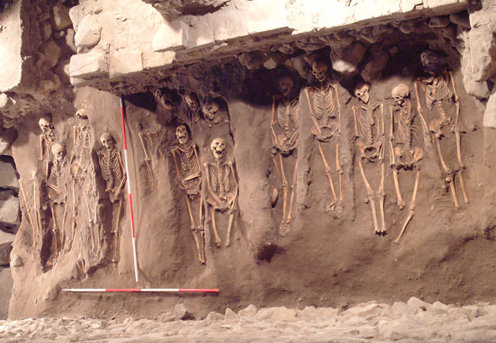 The remains of around 2,000 individuals were discovered.